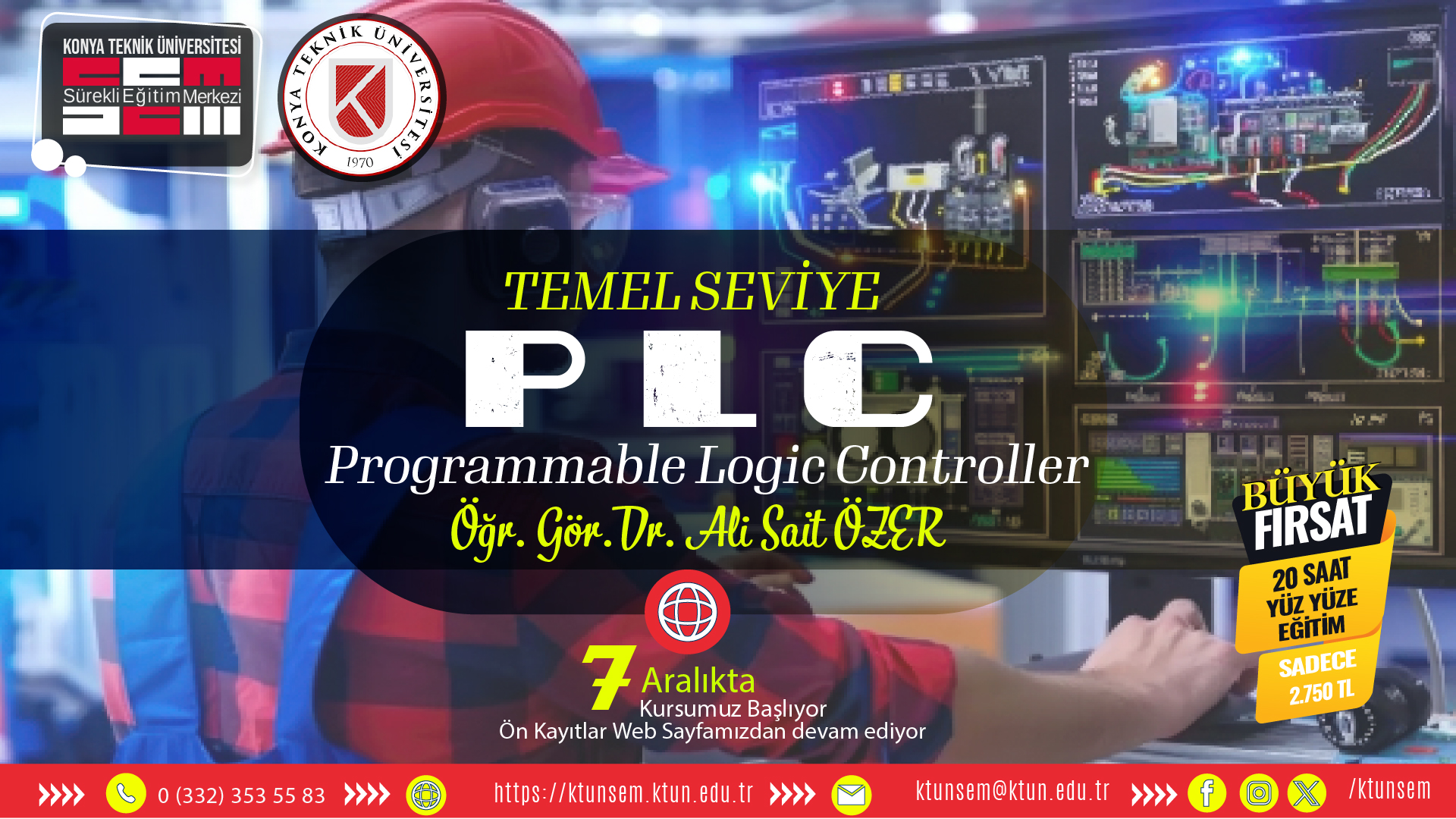 Temel Seviye Programlanabilir Lojik Kontrol PLC Eğitimi